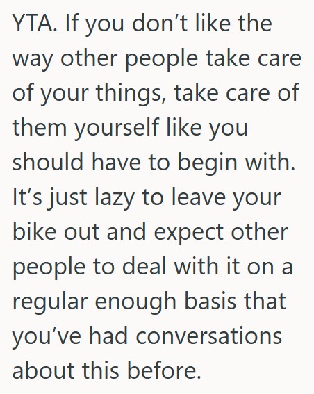 Comment 4 26 She Asked Her Father To Put Her Motorcycle In The Garage, But He Said That He Would Just Cover It With A Tarp