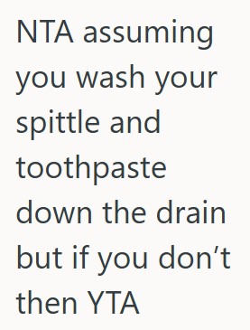 Comment 5 47 His Roommate Said Brushing Teeth In The Kitchen Was Gross And To Stop Doing It, But He Refused And The Other Roommates Said It Was Fine