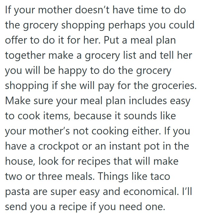 Comment 5 69 Young Woman Bought Her Own Food, But When Her Mom Ate It And Gave Some To Her Sister, She Hid The Food