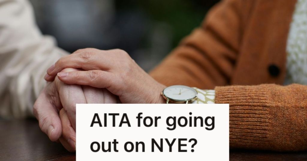 Woman and man holding hands