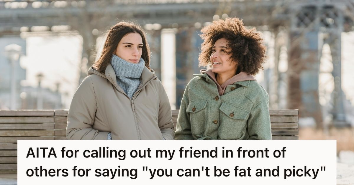 Two women having a tense conversation