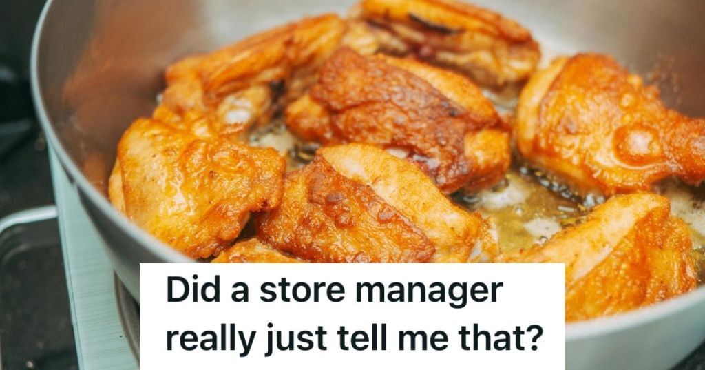 Fried chicken in a pan