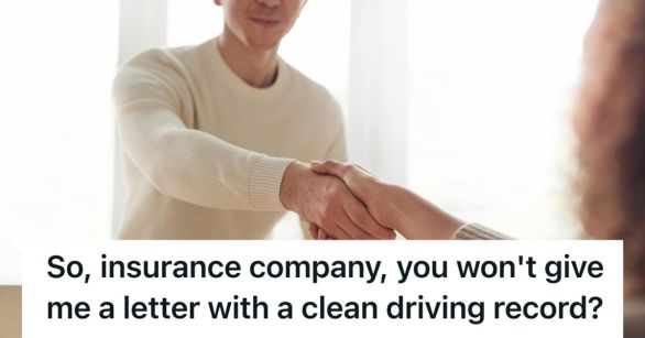 Worker shaking a customer's hand