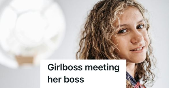 Teen girl looking mischievous