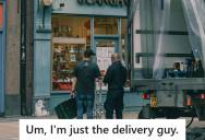 Delivery Driver Brought A 700-Pound Dishwasher To A Restaurant, But When The Rude Owner Demanded He Install It, The Driver Left It Outside And Drove Away