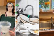 Here’s A Simple Hack To Make Doing The Dishes Easier, But It’s Causing Controversy Online