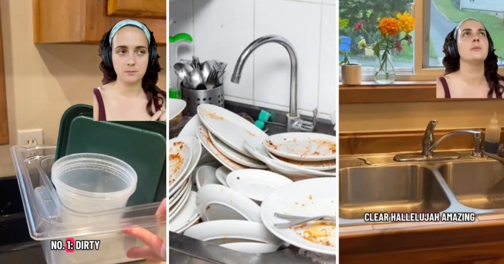 Here's A Simple Hack To Make Doing The Dishes Easier, But It's Causing Controversy Online