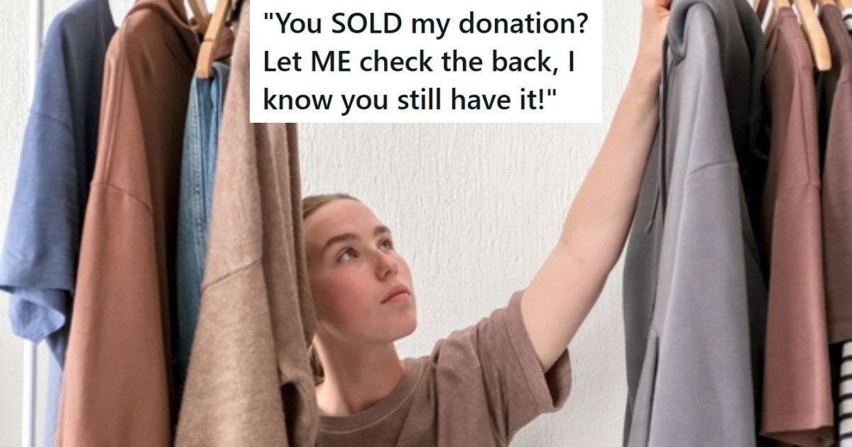 Donating clothes