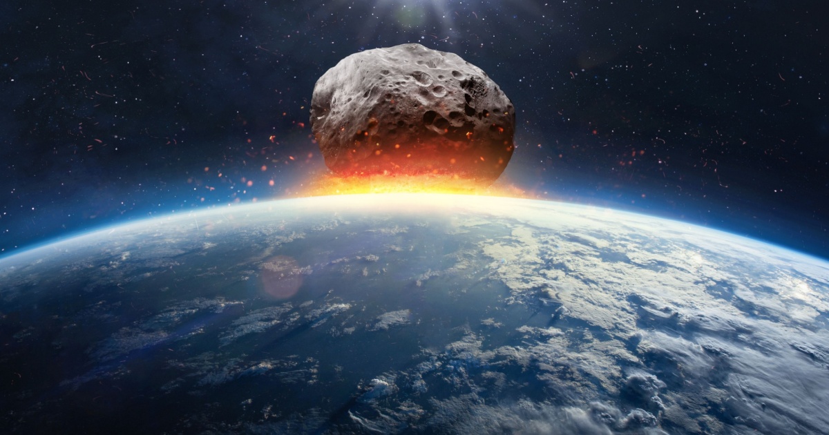 Object impacting Earth