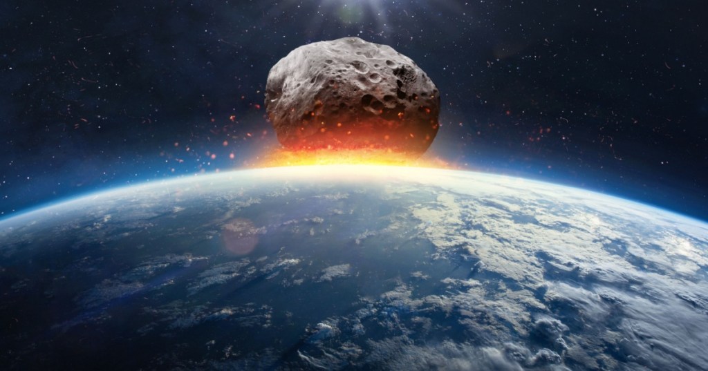 Object impacting Earth