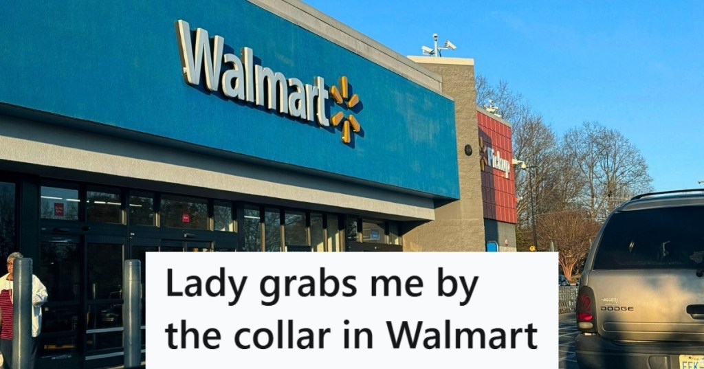 Walmart front against blue sky