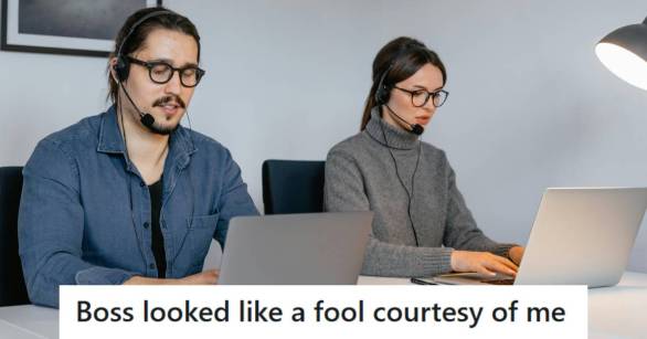 Woman and man sitting next to each other emailing clients back