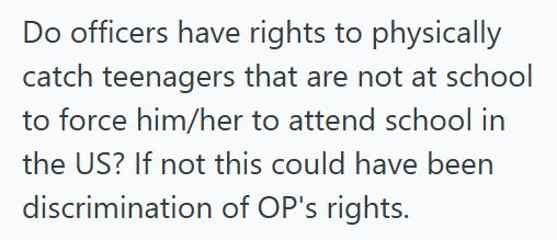 Hooky Teen Was Stopped By A Cop Who Accused Her Of Skipping School, But When He Called To Report Her, The School Said She’d Never Attended There