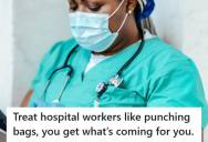 Hospital Janitor Got Yelled At By A Rude Patient Who Thought She Was A Nurse, But When The Real Nurse Walked In, The Patient Instantly Regretted It