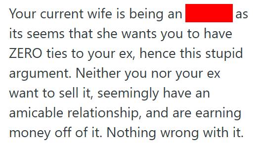 House 4 Husband Co Owns A House With His Ex, But His Wife Wants Him To Sell The House Even Though He Wants To Keep Renting It Out