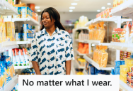 Annoying Customer Asked Another Customer Where The Granola Bars Were At A Grocery Store, But Neither Of Them Work There