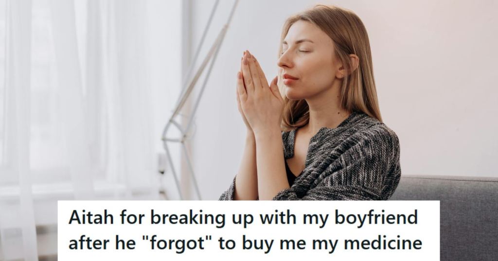 Woman trying to find peace and her happy place after a breakup.