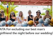 Bride Excludes Best Man’s Girlfriend From Pre-Wedding Guys’ Night After She Crashes Rehearsal And Defies Dress Code, And It Leads To A Heated 45-Minute Argument At The Reception