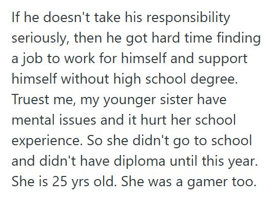 Missed Bus 3 Sister Took Away Her Younger Brother’s Internet After He Missed The School Bus Two Days In A Row, But He Says She Way Overstepped