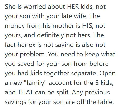 Money 3 Husband Refused To Share Details About His Late Wife’s Savings For His Oldest Son, Which Led To His Wife Accusing Him Of Keeping Her Out Of Family Decisions