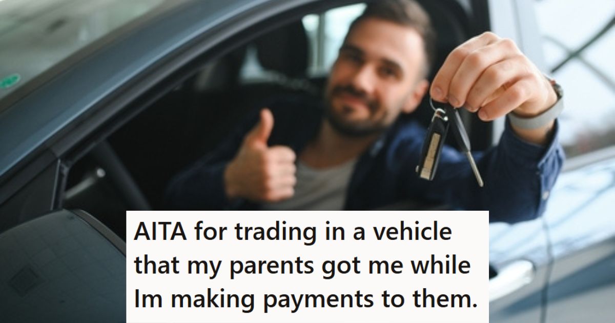 Man bought a new car