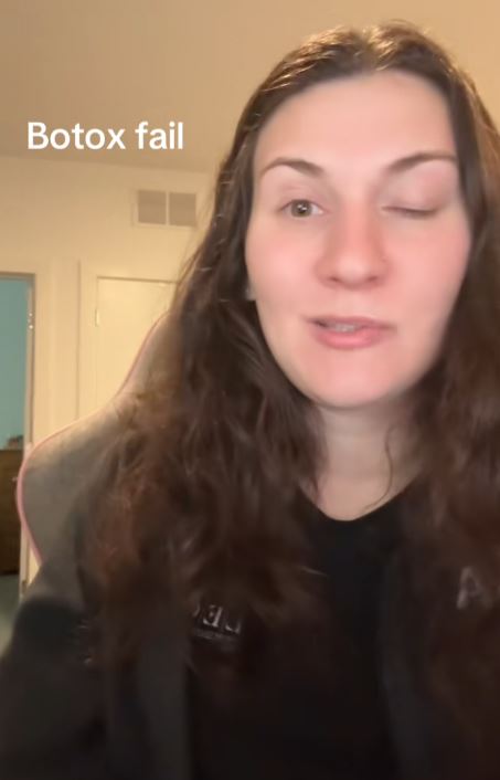 Woman with eye issues.