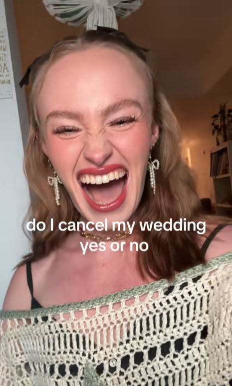 Woman talking about Bad Bunny