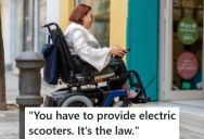 A Grocery Store Customer Demanded Access To An Electric Scooter, But The Store Didn’t Have Any, So They Threatened To Call The Police If They Didn’t Have One, Which The Manager Encouraged