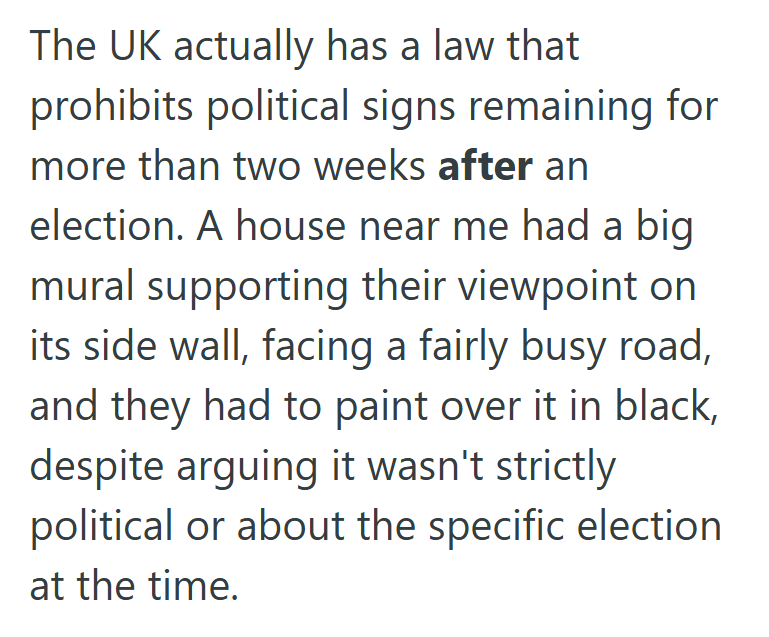 Screenshot 2025 10 01 164853 Annoying City Ordinance Wouldnt Allow A Neighbor To Put Up An Election Banner Even When He Was Following The Law, So He Told The Council All The Laws Which He Was Abiding To And Kept His Banner