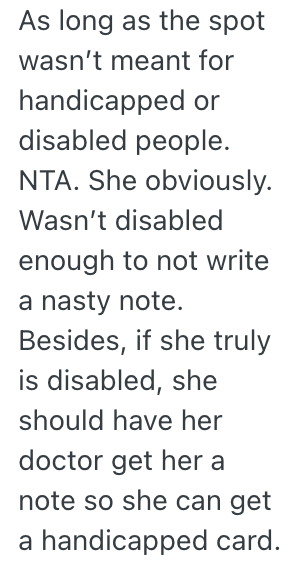 Screenshot 2025 10 01 at 11.47.30 AM Grocery Shopper Was Asked By A Woman Who Said She Was Disabled To Give Up His Parking Spot Close To The Store, But He Wouldnt Do It