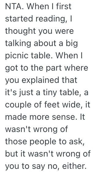 Screenshot 2025 10 01 at 11.49.42 AM A Worker On Her Lunch Break Refused To Share Her Table In A Park, And A Man Called Her Out For Being Rude