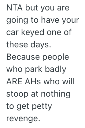 Screenshot 2025 10 01 at 12.10.14 PM A Driver Parked Close To An SUV That Was Parked Badly At A Grocery Store, And They Wouldnt Move When The SUV Owner Said They Couldnt Open Their Door