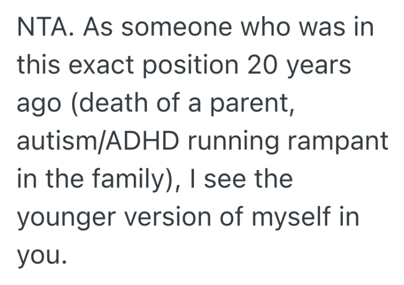 Screenshot 2025 10 01 at 3.21.49 PM e1759346568407 Younger Sister Refuses To Help With Housework After Their Mom Passes Away, So Older Sis Considers Giving Her Chores Or Kicking Her Out With Zero Remorse