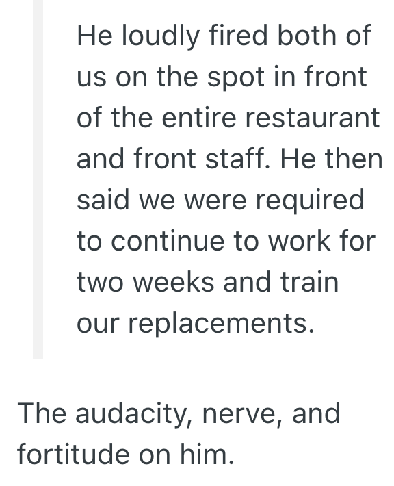 Screenshot 2025 10 03 at 11.14.21 AM Restaurant Manager Is Really Strict About The Dress Code, So When He Fires Two Employees, Everyone Else Who Works There Quits