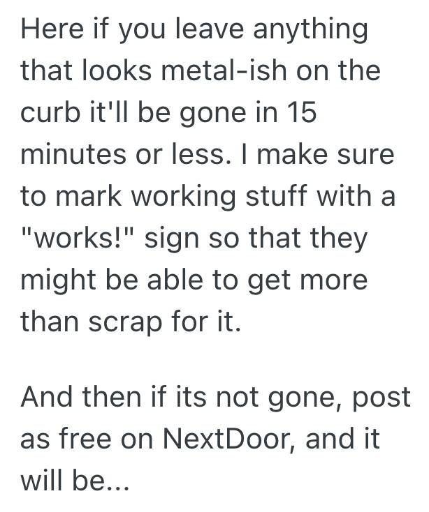 Screenshot 2025 10 03 at 2.19.52 PM Tenant Needs To Get Rid Of A Dryer Before Moving, But Trash Pickup Wont Pick It Up Unless It Fits In The Trash Bin