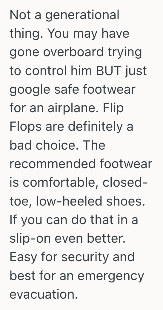 Screenshot 2025 10 03 at 3.49.47 PM Mom Told Her Son To Wear Real Shoes On The Plane, So He Accused Her Of Overreacting And Started A Scene At The Gate
