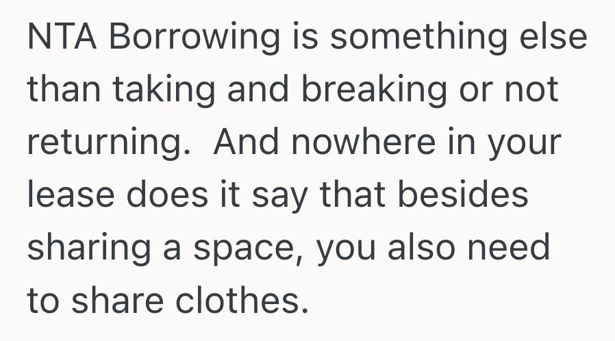 Screenshot 2025 10 03 at 4.16.18 PM Womans Roommate Keeps Taking Her Clothes Without Permission, So After She Ripped Her Dress, She Told Her Not To Take Her Clothes Again
