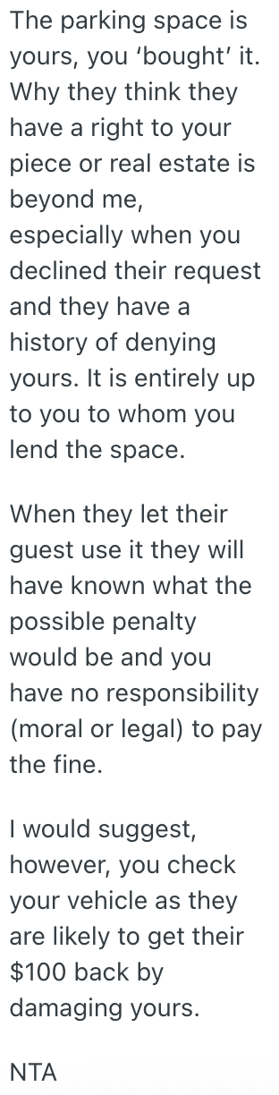 Screenshot 2025 10 03 at 7.01.10 AM Neighbors Refuse To Let Neighbor Use Their WiFi, So Now The Tables Are Turned When They Want To Use The Neighbors Parking Spot