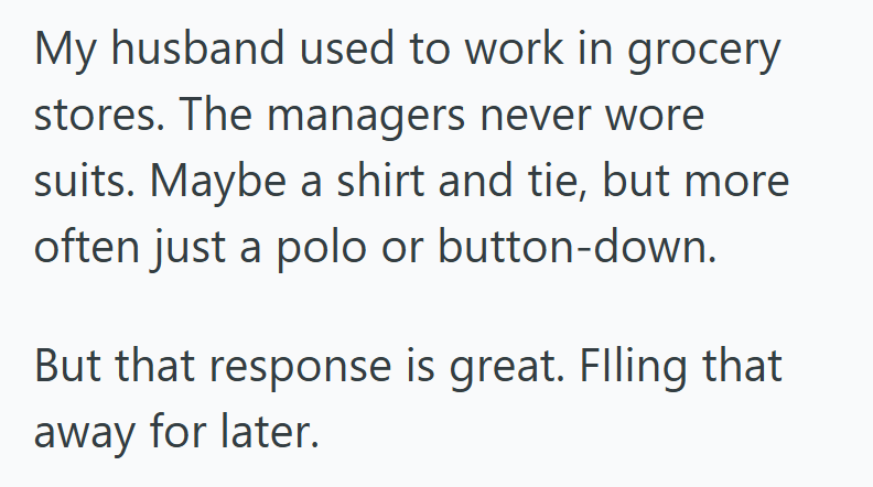 Screenshot 2025 10 04 222011 Annoying Customer Asked Another Customer At A Grocery Store Why He Was Wearing A Suit If He Wasnt The Manager Of The Store, So He Told Him To Mind His Own Business.