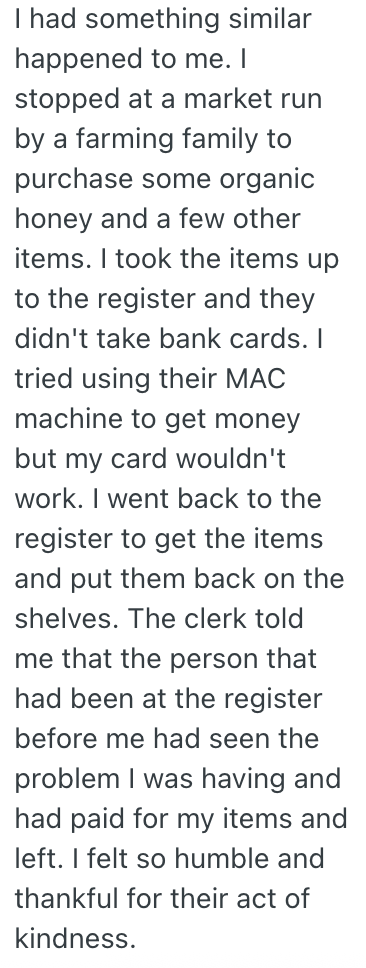Screenshot 2025 10 05 at 3.06.51 PM A Shopper Forgot Their Money, So A Fellow Customer Bought Their Groceries For Them