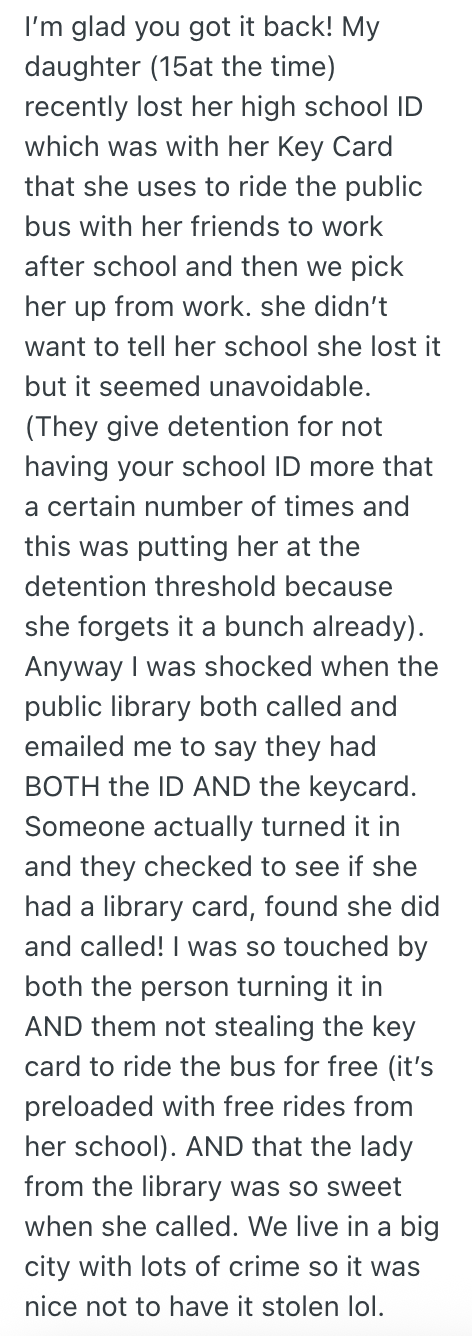 Screenshot 2025 10 05 at 3.12.34 PM A Student Lost Their Wallet, But A Stranger Found It And Mailed It Back