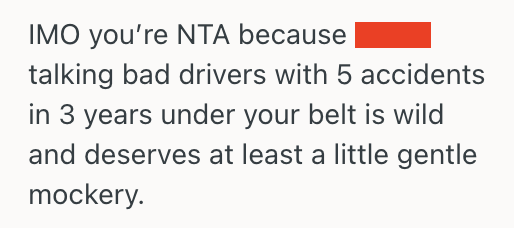 Screenshot 2025 10 06 at 1.01.35 AM Man Teased His Girlfriend About Her Past Driving Accidents In Front Of Some Of Their Friends, So She Got Mad At Him And Called Him A Jerk