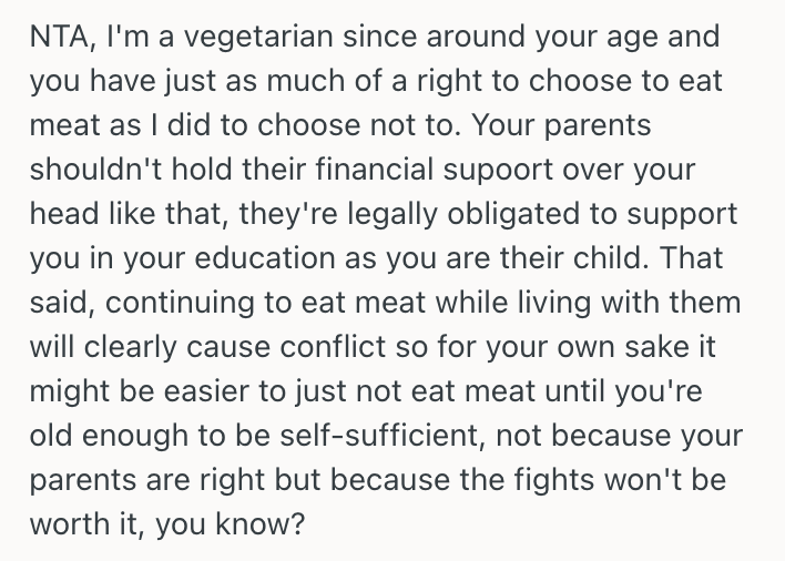 Screenshot 2025 10 06 at 12.35.00 AM Teenage Boy From A Strict Vegetarian Family Ate Meat At A Party, But His Parents Found Out And Scolded Him For Hours