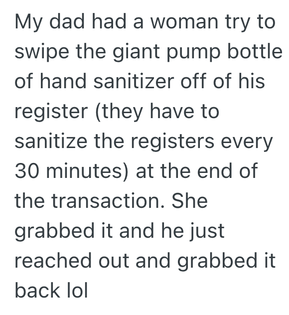 Screenshot 2025 10 07 at 1.16.39 PM Gas Station Decides To Stop Making Hand Sanitizer Available For Customers, But One Complains When She Sees A Bottle Behind The Counter