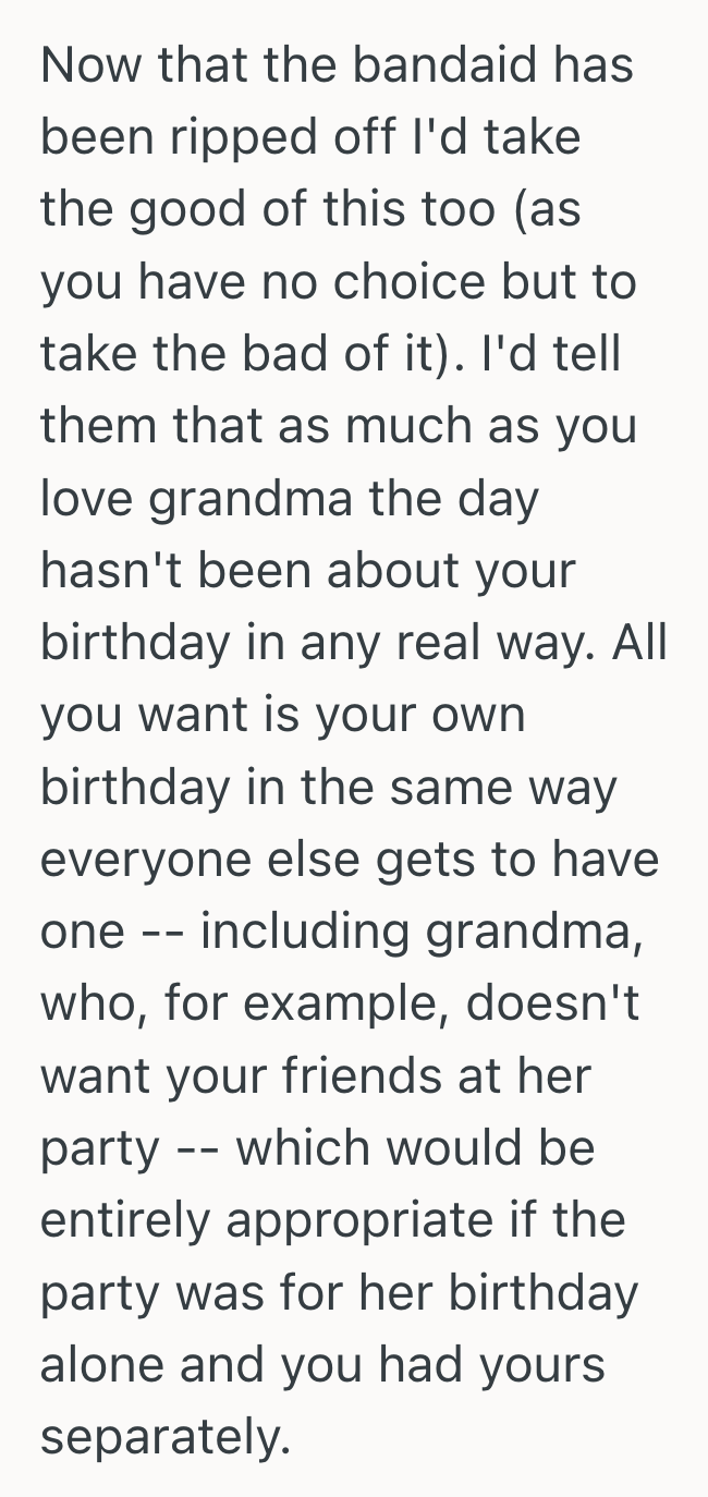 Screenshot 2025 10 07 at 11.31.27 AM Teen Admitted She Was Tired Of Sharing A Birthday With Her Grandma, So Her Whole Family Turned Against Her For Speaking The Truth