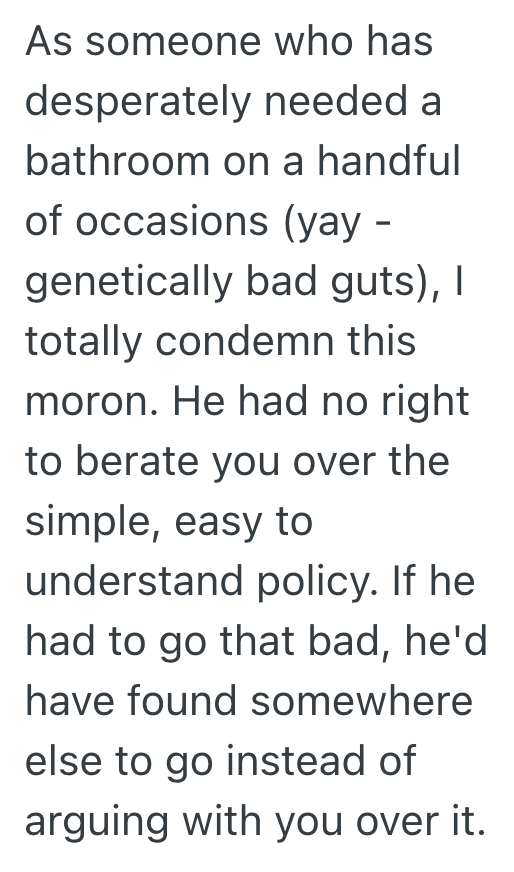 Screenshot 2025 10 07 at 4.37.57 PM Customer At Ice Cream Shop Asks To Use The Restroom, But The Employee Tells Him There Isnt A Restroom