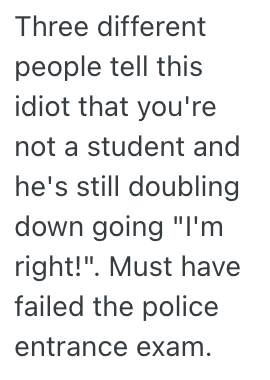 Screenshot 2025 10 08 at 9.36.42 AM A High School Truancy Officer Thought a Girl Picking Up Her Brother Was A Student, And He Demanded That She Go To The Office With Him To Sort It Out