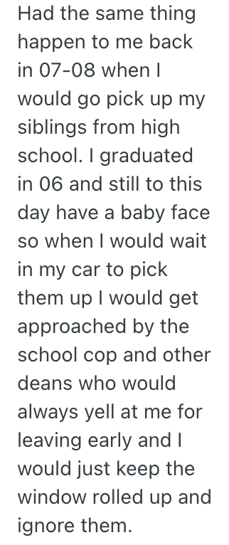 Screenshot 2025 10 08 at 9.37.31 AM A High School Truancy Officer Thought a Girl Picking Up Her Brother Was A Student, And He Demanded That She Go To The Office With Him To Sort It Out