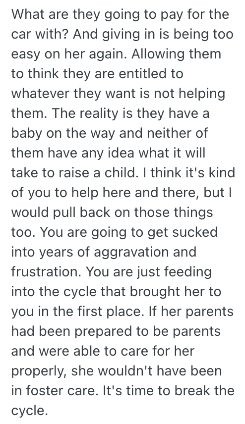 Screenshot 2025 10 09 at 5.29.49 PM Their Daughters Boyfriend Got Her Pregnant, But Now Hes Also Pressuring Them To Sell Him Their Car
