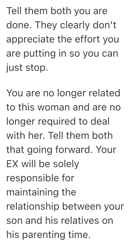 Screenshot 2025 10 10 at 7.06.24 PM Woman Told Ex Why Their Child Wouldnt Be Able To Talk On The Phone With His Mom As Previously Planned, But Her Exs Mom Is Mad At Her